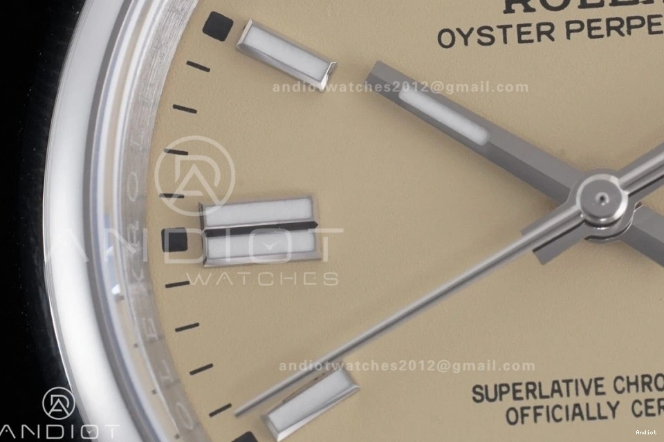 Beige Best 904L Dial 126000 VR3230 Steel Edition 36mm KRF 1:1 Perpetual Oyster 0429
